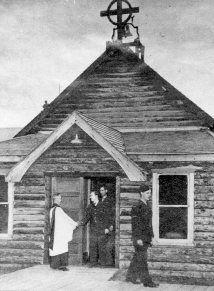 Old Log Church Museum exterior photograph
